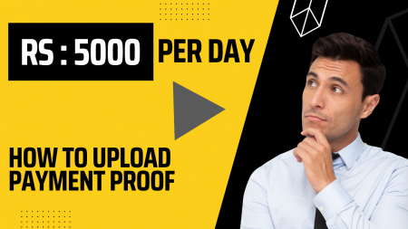 How to upload payment proof